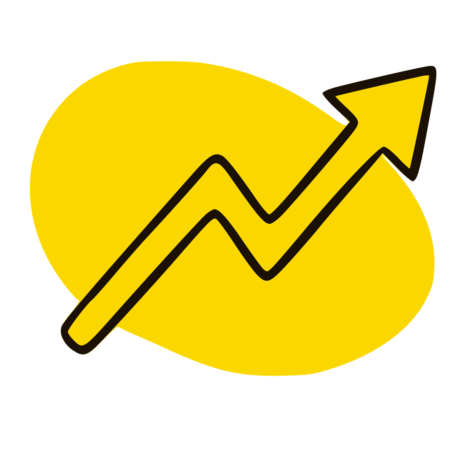 Ilustración en negro y amarillo para el concepto de acceso a múltiples datos. Soluciones de vending sin inversión ni riesgos. Vending a medida y adaptado a cada entorno